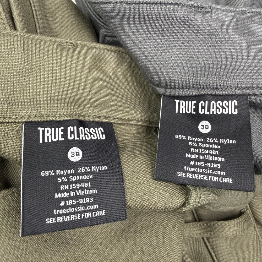 Men's Olive Green Chino Pants - Picture 6 of 10